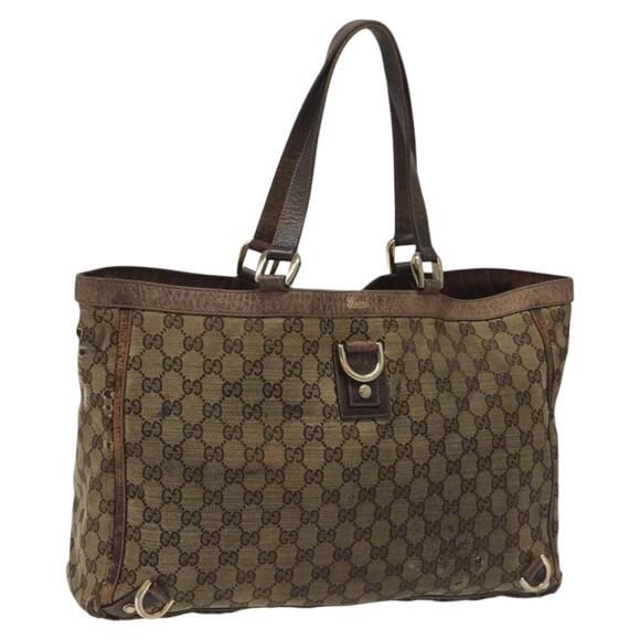 GUCCI GG Canvas Tote Bag Beige - Picture 1 of 16